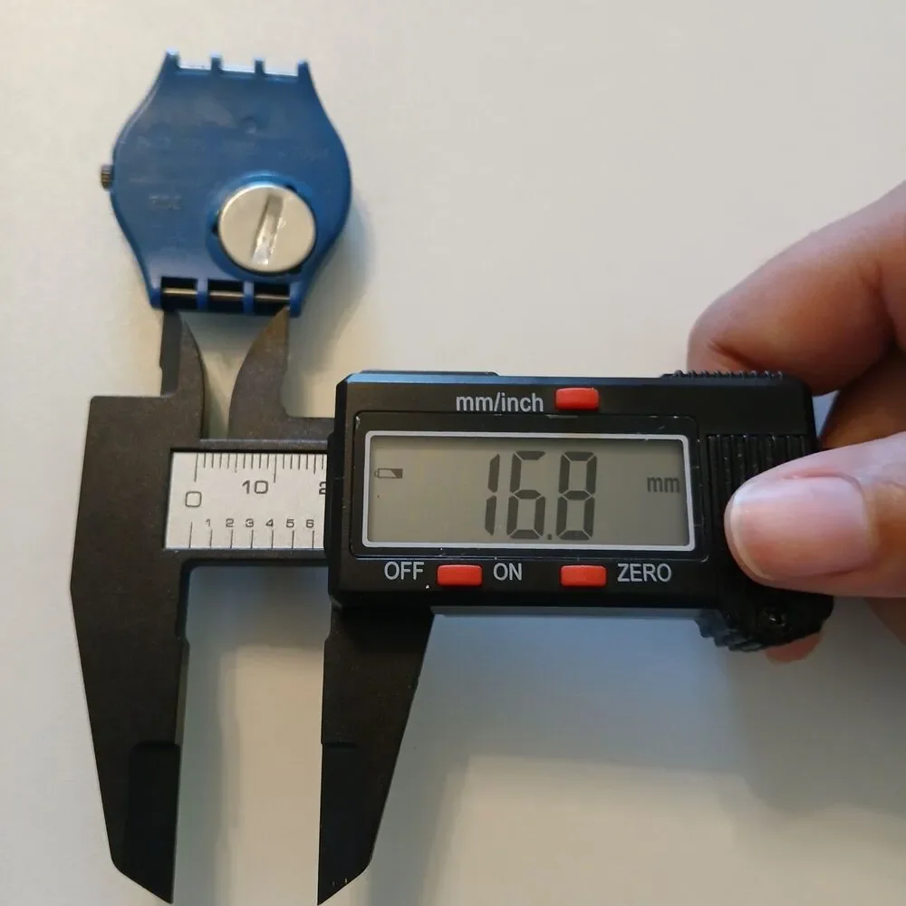 Parts/Repair VTG 1986 Swatch Gent Rotor GS400 Quartz Watch Head Rare 33mm
